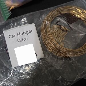 Gold Car Hanger Wire